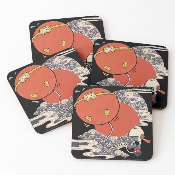 Item preview, Dig Dug Inflating a Pooka Dig Dug Ukiyo-e Gamer Graphic Tee designed and sold by Senpaiwaves.