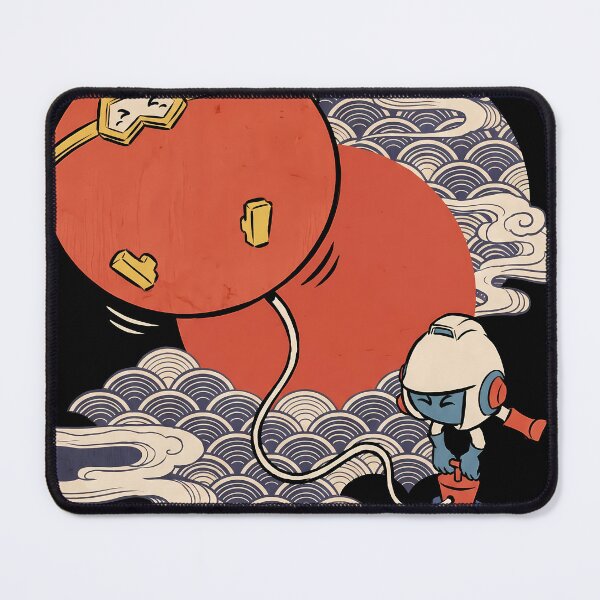Item preview, Dig Dug Inflating a Pooka Dig Dug Ukiyo-e Gamer Graphic Tee designed and sold by Senpaiwaves.