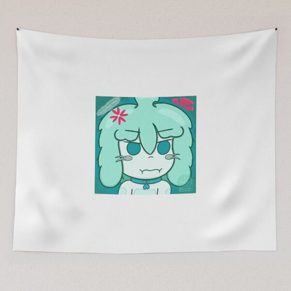 Item preview, Angy Doggo Noises Cute Mint Character - Grumpy Kawaii Puppy Doodle designed and sold by Kutiafacedwo.