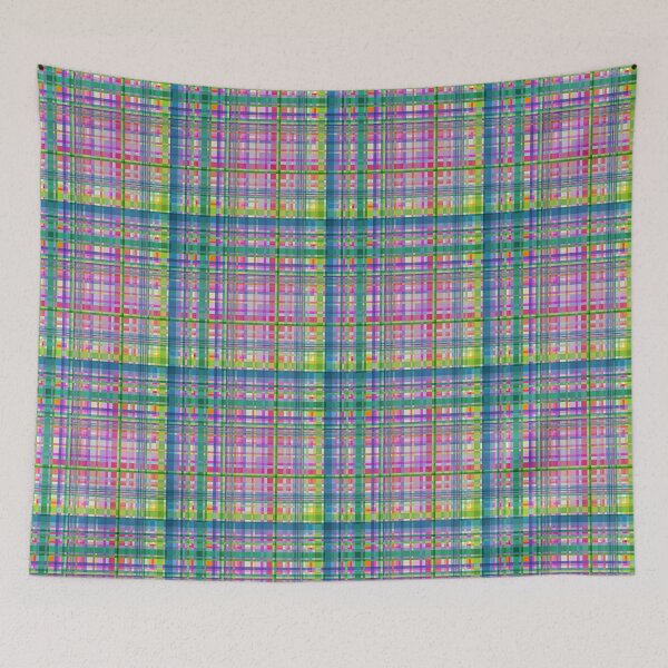 Item preview, Fun Pastel Colorful Plaid Tartan Geometric Patter designed and sold by WD-Artist.