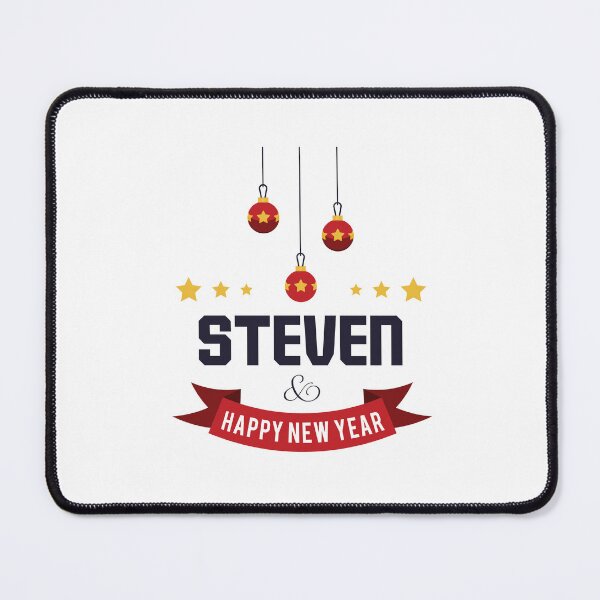 Item preview, Steven Funny Personalized Christmas Name – Cool Custom Holiday Gift for Men and Boys designed and sold by Oussinc.