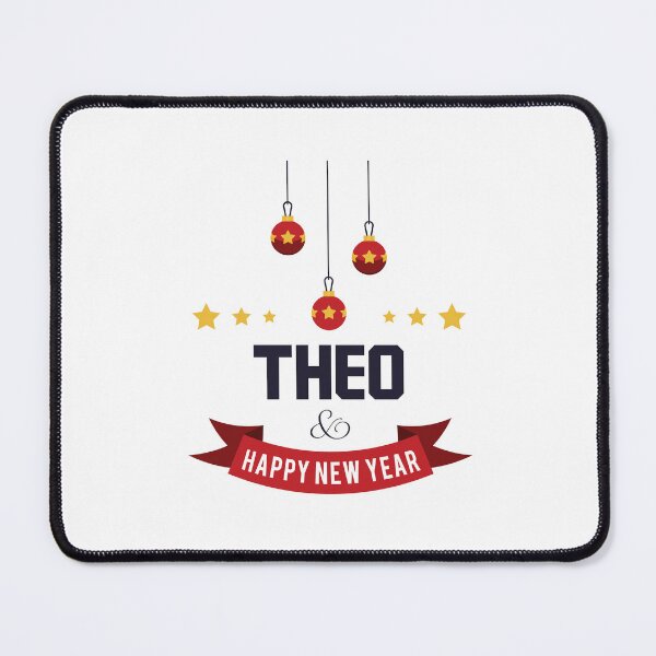 Item preview, Theo Funny Personalized Christmas Name – Cool Custom Holiday Gift for Men and Boys designed and sold by Oussinc.