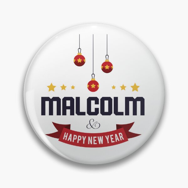 Item preview, Malcolm Funny Personalized Christmas Name – Cool Custom Holiday Gift for Men and Boys designed and sold by Oussinc.