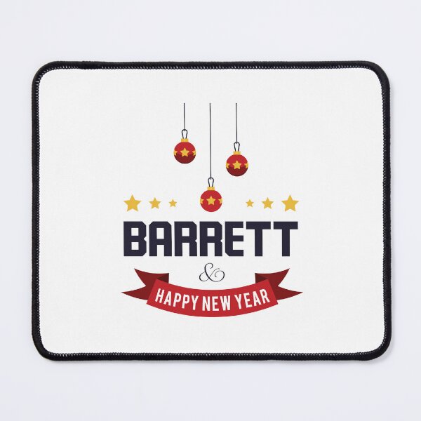 Item preview, Barrett Funny Personalized Christmas Name – Cool Custom Holiday Gift for Men and Boys designed and sold by Oussinc.