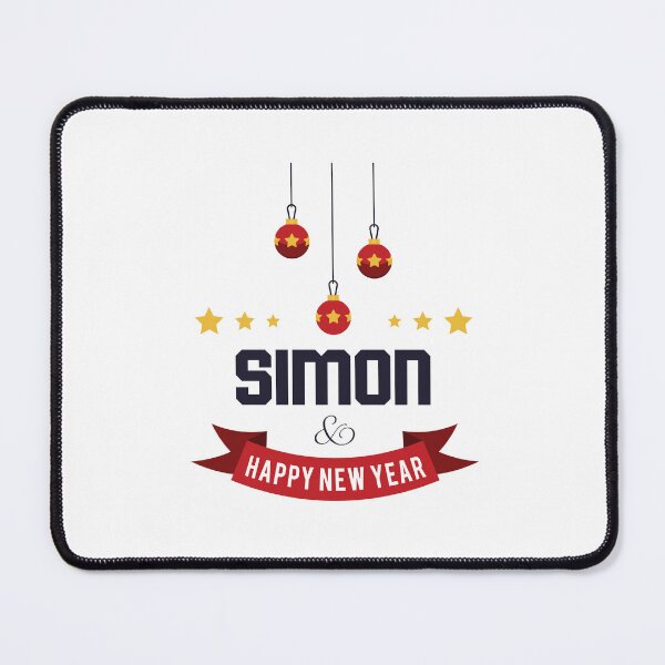 Item preview, Simon Funny Personalized Christmas Name – Cool Custom Holiday Gift for Men and Boys designed and sold by Oussinc.