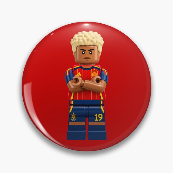 Item preview, Lamine Yamal Brick Football Player – LEGO Style designed and sold by briestudio.