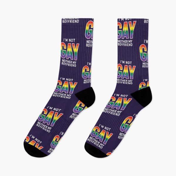 Item preview, I'm Not Gay, Neither My Boyfriend designed and sold by gayishdesign.