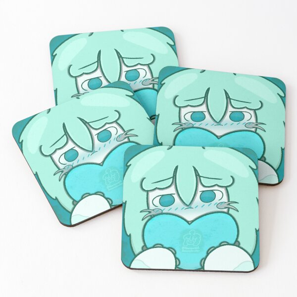 Item preview, Shy Mint Puppy Holding Big Heart - Cute Kawaii Love designed and sold by Kutiafacedwo.