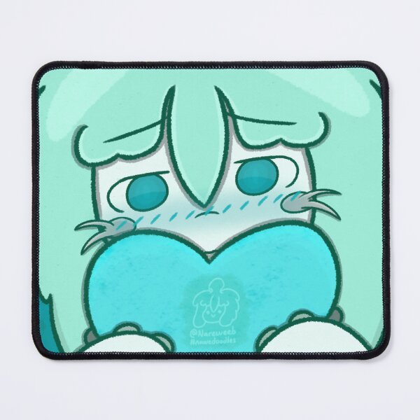 Item preview, Shy Mint Puppy Holding Big Heart - Cute Kawaii Love designed and sold by Kutiafacedwo.