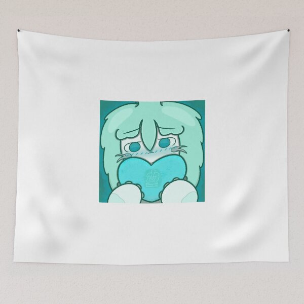 Item preview, Shy Mint Puppy Holding Big Heart - Cute Kawaii Love designed and sold by Kutiafacedwo.