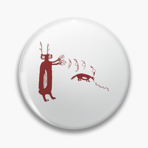 Item preview, Insect Man Barrier Canyon Style Anthropomorph Print designed and sold by AztlanArt.