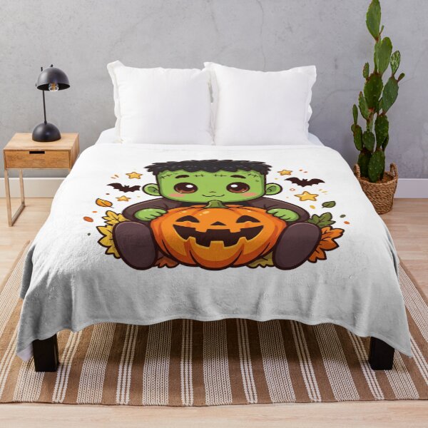 Item preview, Cute Halloween Zombie Kid Jack O Lantern designed and sold by DariaOltes.