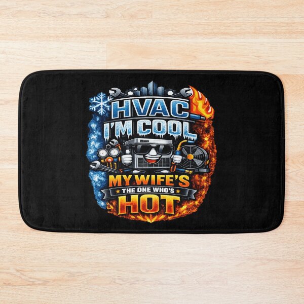 Item preview, Funny HVAC Tech Cooling & Heating Humor Design designed and sold by FrozenHeat97.