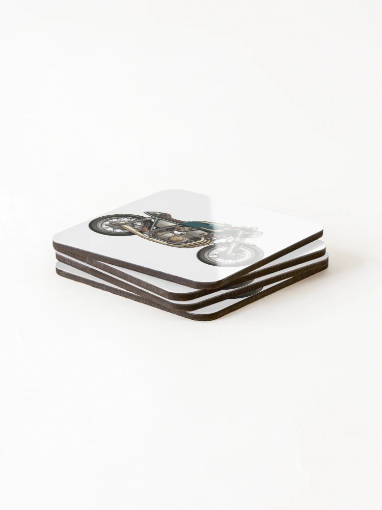 Thumbnail 4 of 5, Coasters (Set of 4), Midnight Cafe Racer designed and sold by Stylestickers55.
