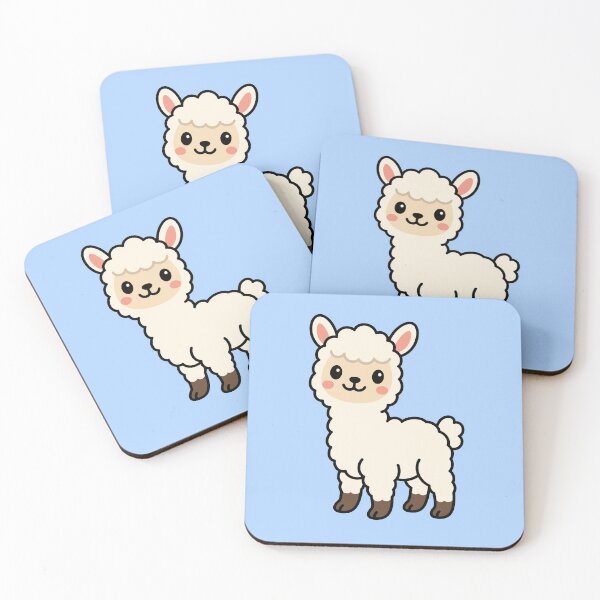 Item preview, Cute Cartoon Alpaca designed and sold by WildlifeDoodle.