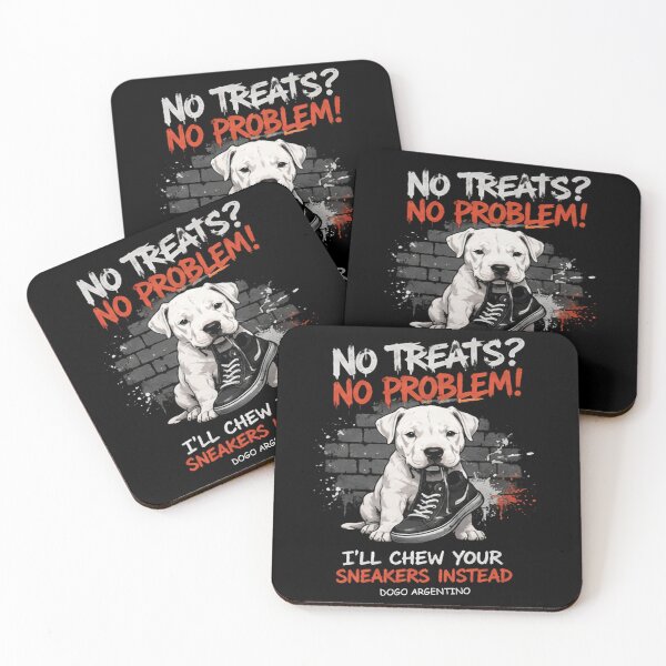 Item preview, Title: No Treats No Problem – Dogo Puppy Sneaker Chewer designed and sold by NEWDESINGS12.