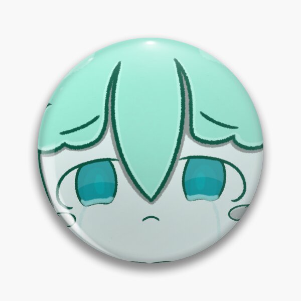 Item preview, Sad Crying Mint Puppy Doodle - Emotional Melancholy Kawaii designed and sold by Kutiafacedwo.