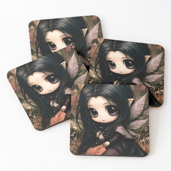 Item preview, Frost Gathering Fairy – Whimsical Winter Magic designed and sold by InkAndGloom.