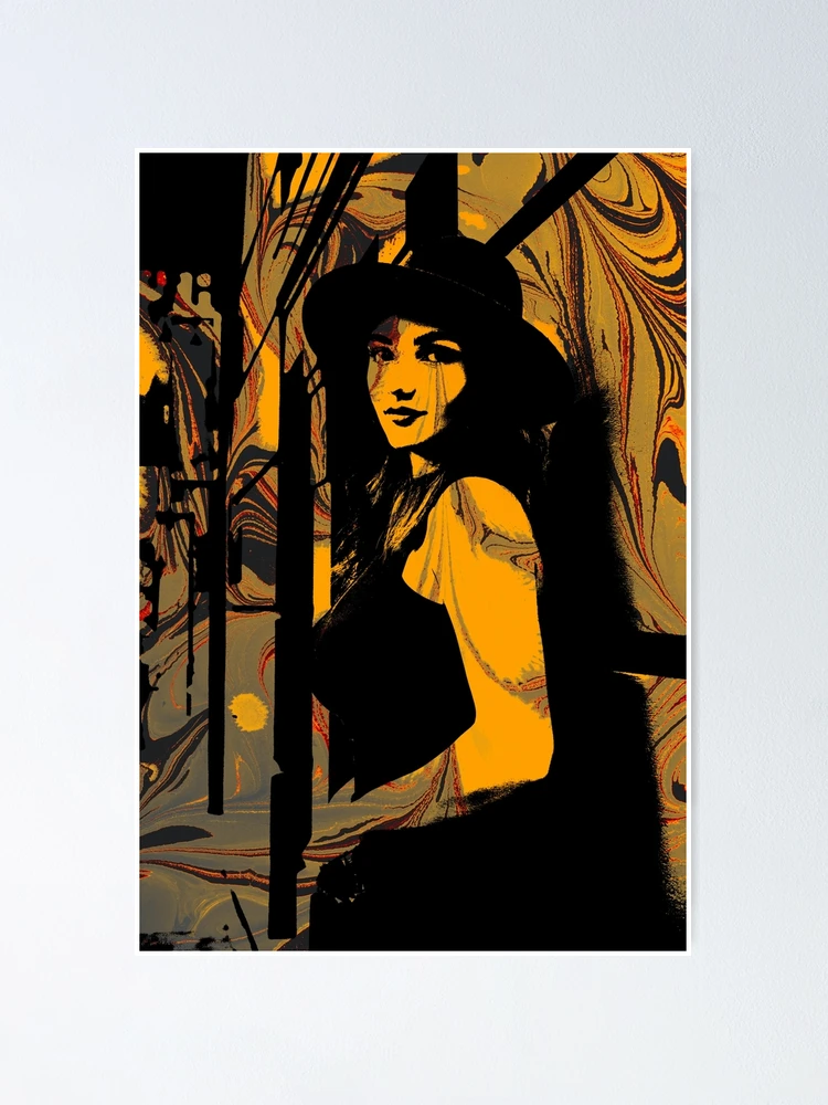 Thumbnail 1 of 3, Poster, Abstract Amber designed and sold by RAMIRELLI.