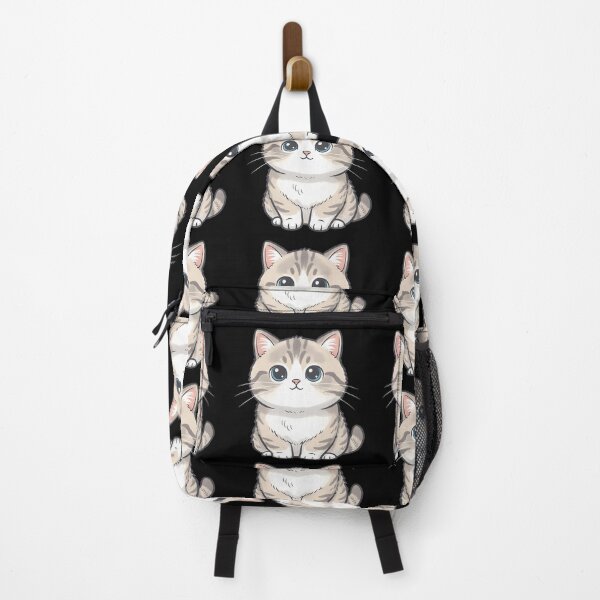 Item preview, American Shorthair Kitten with Blue Eyes - Adorable Soft Illustration designed and sold by Lucid Dream Pixel.