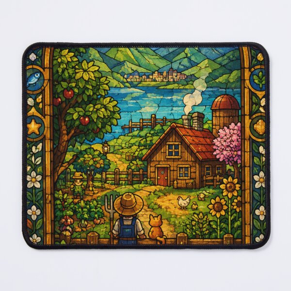 Item preview, Stardew Valley Stained Glass designed and sold by FeelTheDrawing.