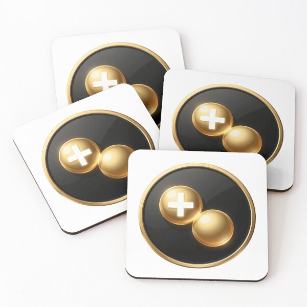 Item preview, Golden Proton & Neutron | Luxury Nuclear Physics Symbol designed and sold by simaso.