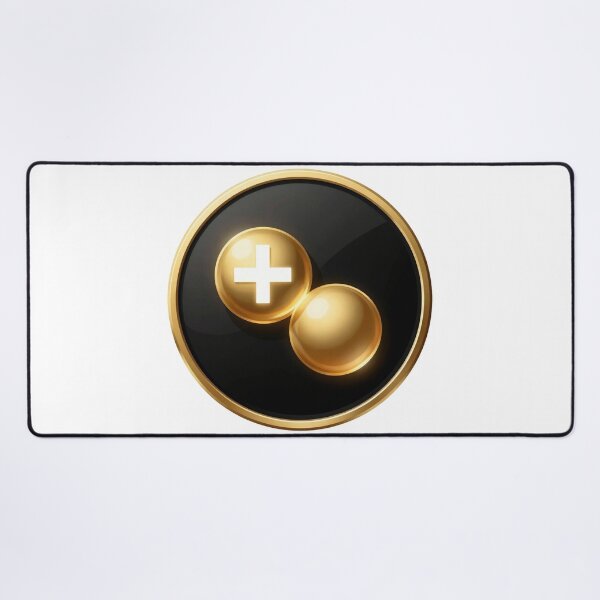 Item preview, Golden Proton & Neutron | Luxury Nuclear Physics Symbol designed and sold by simaso.