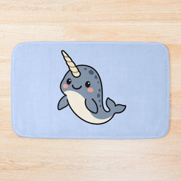 Item preview, Cute Cartoon Narwhal designed and sold by WildlifeDoodle.