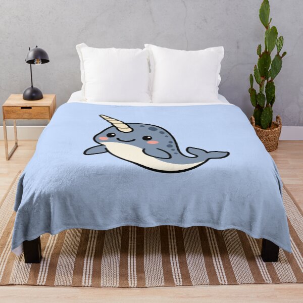 Item preview, Cute Cartoon Narwhal designed and sold by WildlifeDoodle.