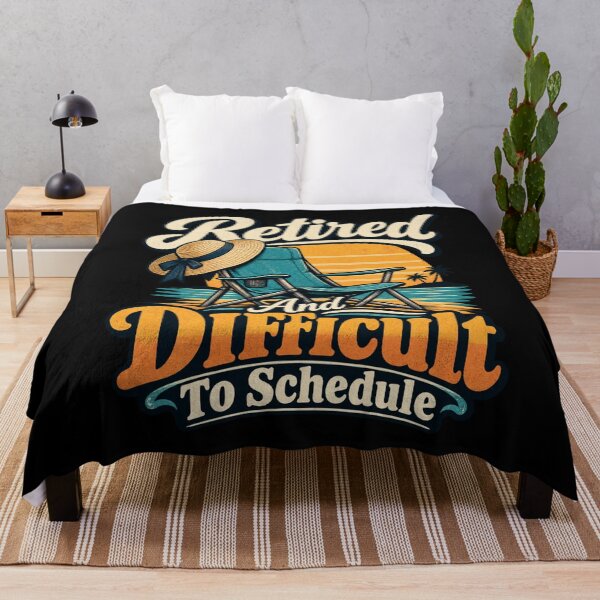 Item preview, Retired And Difficult To Schedule designed and sold by Good Mood Foundry.