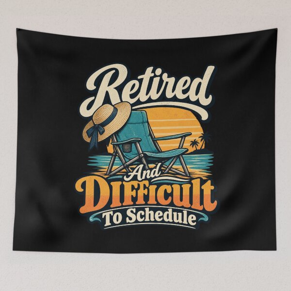 Item preview, Retired And Difficult To Schedule designed and sold by Good Mood Foundry.