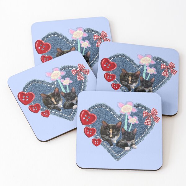 Item preview, Two Cute, digital collage art, photo collage designed and sold by GiSilver.