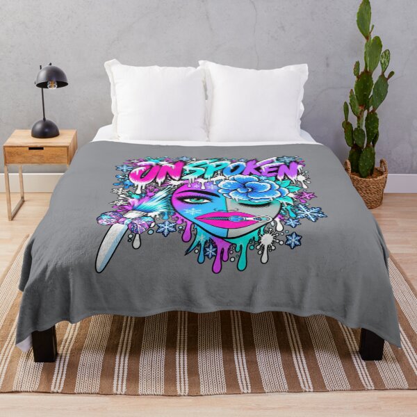 Item preview, Unspoken – Winter Girl Graffiti Art designed and sold by Aimetoi.