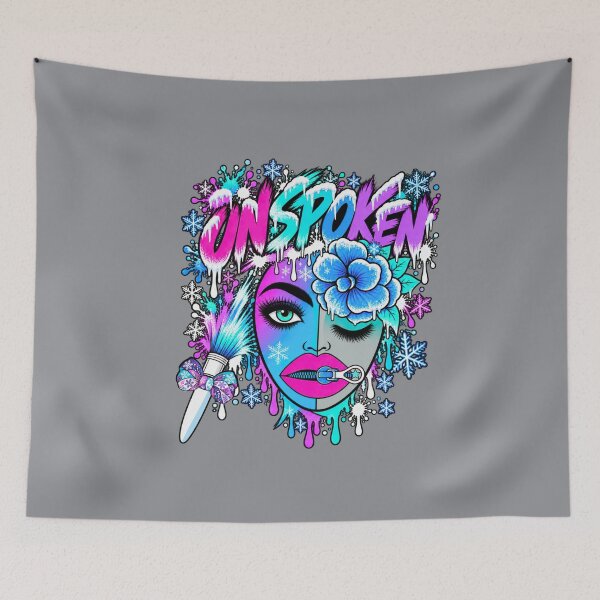 Item preview, Unspoken – Winter Girl Graffiti Art designed and sold by Aimetoi.