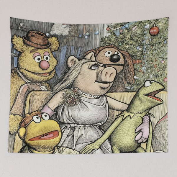 Item preview, The Muppets - Miss Piggy, Kermit, Scooter, Fozzie, and Rowlf the Dog designed and sold by sid1802.