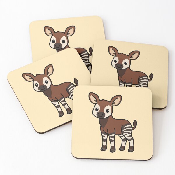 Item preview, Cute Cartoon Okapi designed and sold by WildlifeDoodle.