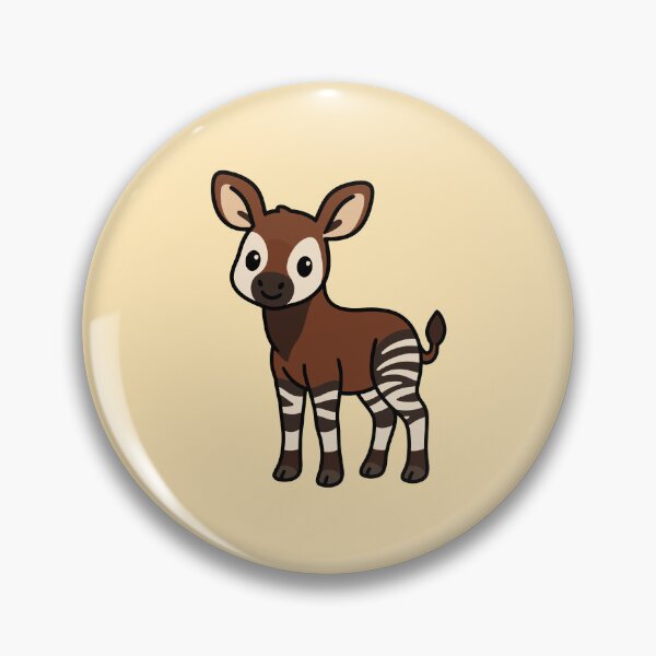 Item preview, Cute Cartoon Okapi designed and sold by WildlifeDoodle.