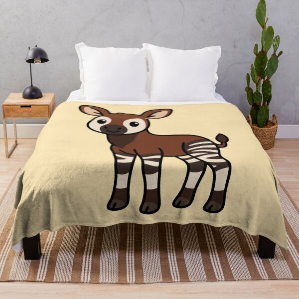 Item preview, Cute Cartoon Okapi designed and sold by WildlifeDoodle.