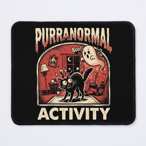 Item preview, PURRANORMAL ACTIVITY designed and sold by DigitalDreamStudio.
