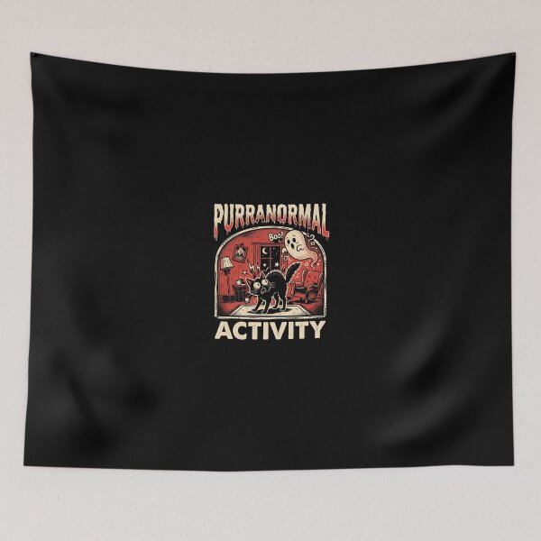 Item preview, PURRANORMAL ACTIVITY designed and sold by DigitalDreamStudio.