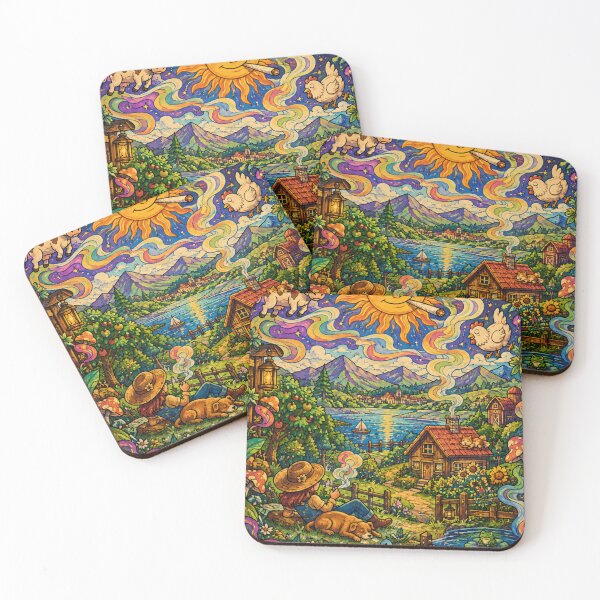Item preview, Stardew Valley but trippy designed and sold by FeelTheDrawing.