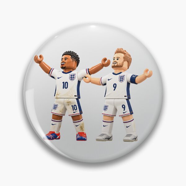 Item preview, England Celebration Brick Football Player – LEGO Style designed and sold by briestudio.
