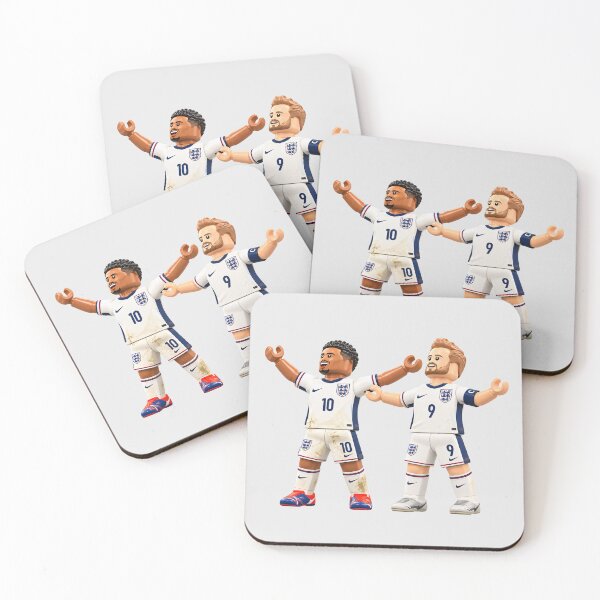 Item preview, England Celebration Brick Football Player – LEGO Style designed and sold by briestudio.