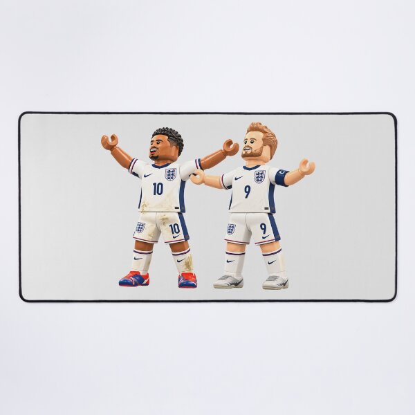 Item preview, England Celebration Brick Football Player – LEGO Style designed and sold by briestudio.