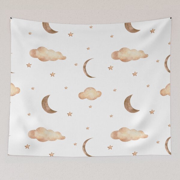 Item preview, Celestial pattern - Beige designed and sold by noob publishing.