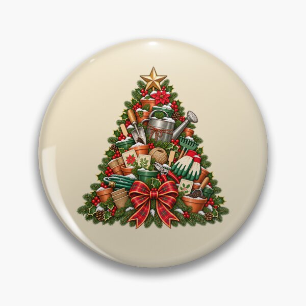 Item preview, Gardening Christmas Tree Gardener Gift Holiday Style designed and sold by Corvoria.