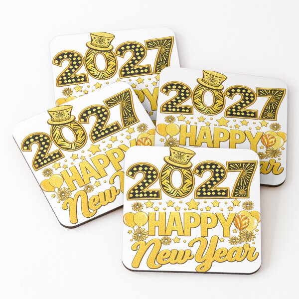 Item preview, Happy New Year 2027 Quote Festive Celebration Design designed and sold by FuzionRaptor.