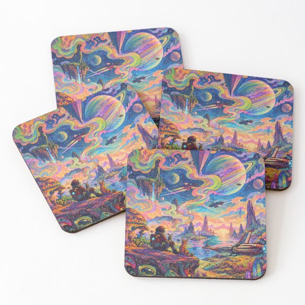 Item preview, No mans sky trippy art designed and sold by FeelTheDrawing.