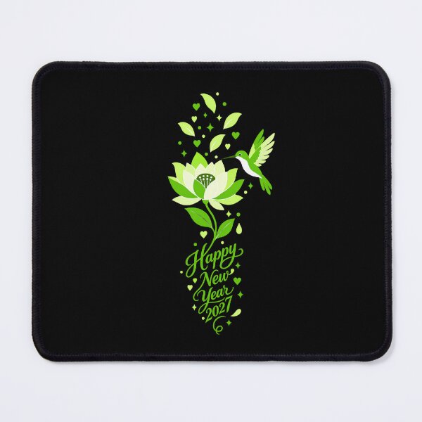 Item preview, Happy New Year 2027 Floral Quote Elegant Botanical Design designed and sold by FuzionRaptor.