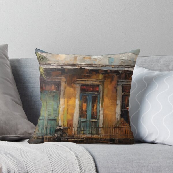 Item preview, Rainy New Orleans French Quarter – Impressionist Louisiana Street Art designed and sold by GSizzle1.